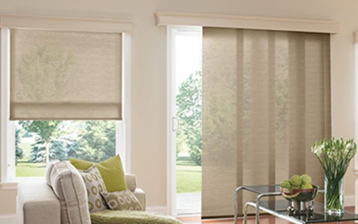 Sliding Panel Track Shades Indianapolis